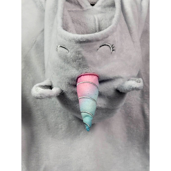 Justice Unicorn Fleece Hooded Pajamas Girls Size‎ 14 - Picture 8 of 9